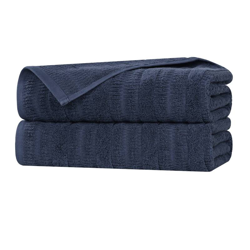 Superior Mika Smart Twist Viscose Cotton Blend Bath Sheets, Set of 2