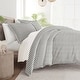 preview thumbnail 3 of 6, Becky Cameron Rugged Stripes Ultra Soft Oversized 3-piece Duvet Cover Set