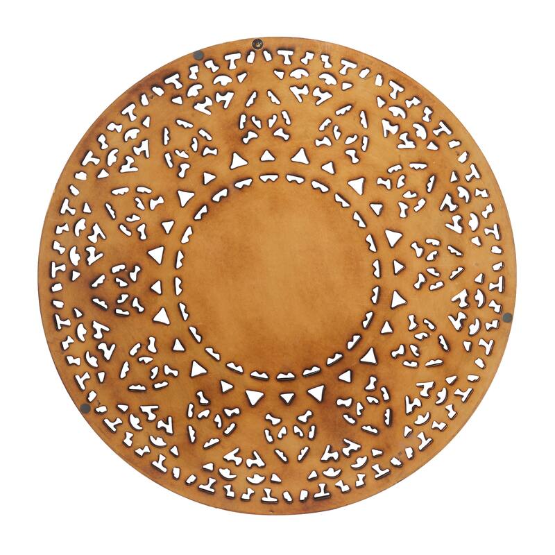 Wood Bohemian Carved Floral Wall Decor On Sale Bed Bath & Beyond