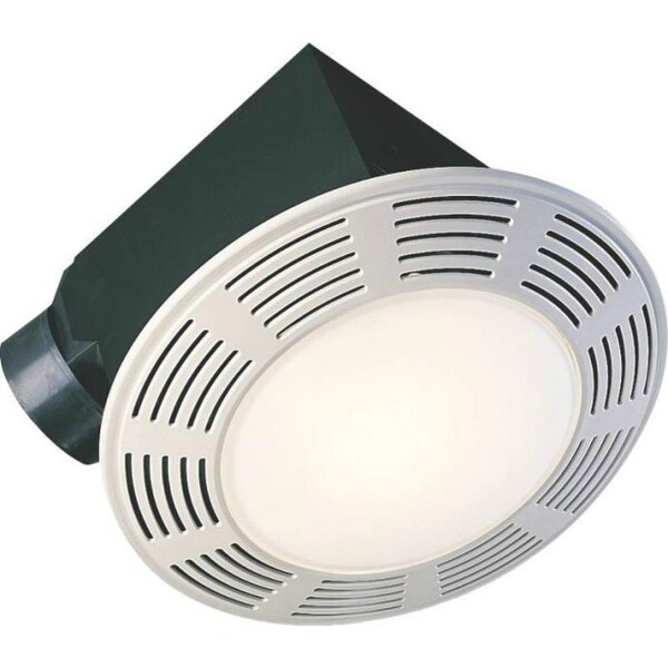 Air King AK863L Deluxe Round Exhaust Fan With Night Light, 100 CFM