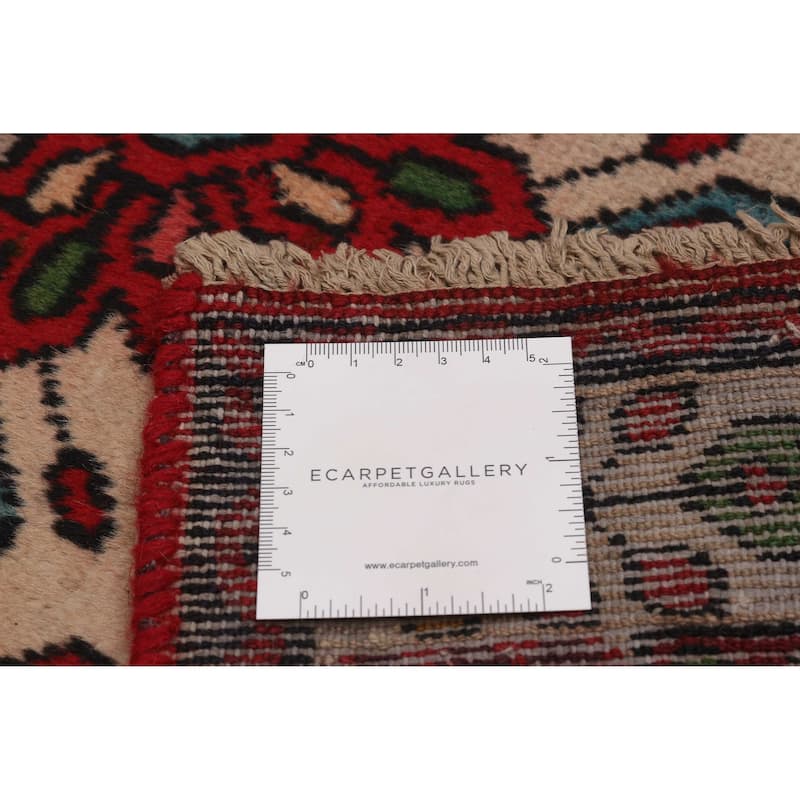 ECARPETGALLERY Hand-knotted Andelz Red Wool Rug - 3'5 x 5'1