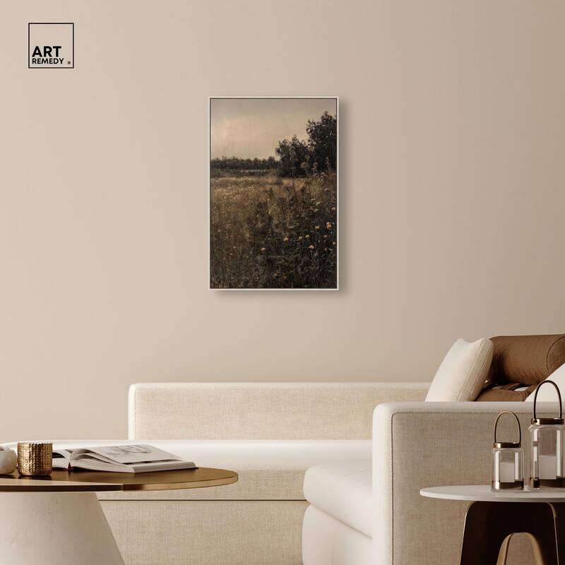 Vintage Meadow Canvas by Art Remedy