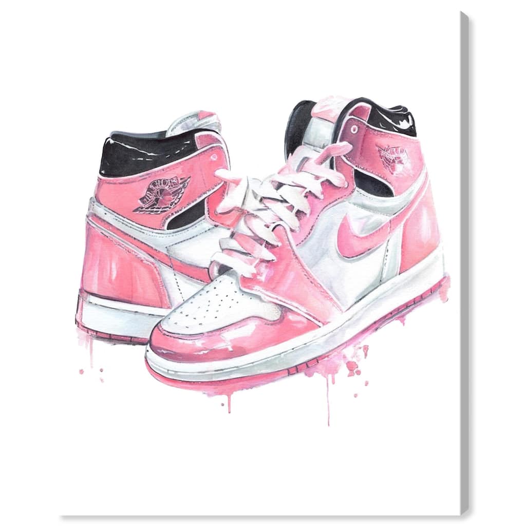 Doll Memories - Walk in Pink Canvas by Art Remedy, Gallery Wrapped