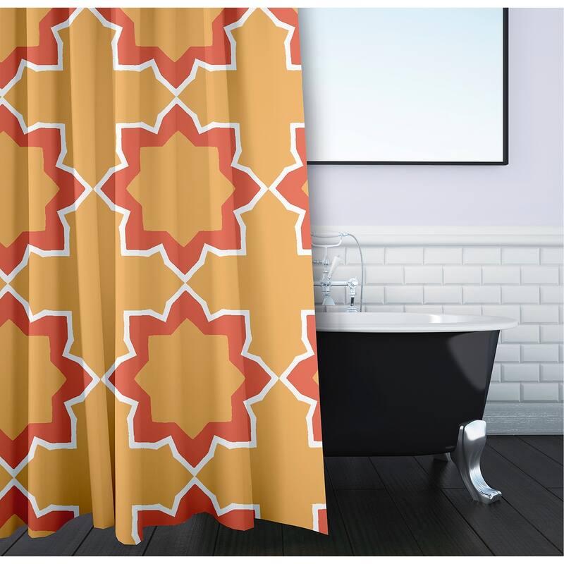 71 x 74-inch Bohemian 2 Geometric Print Shower Curtain