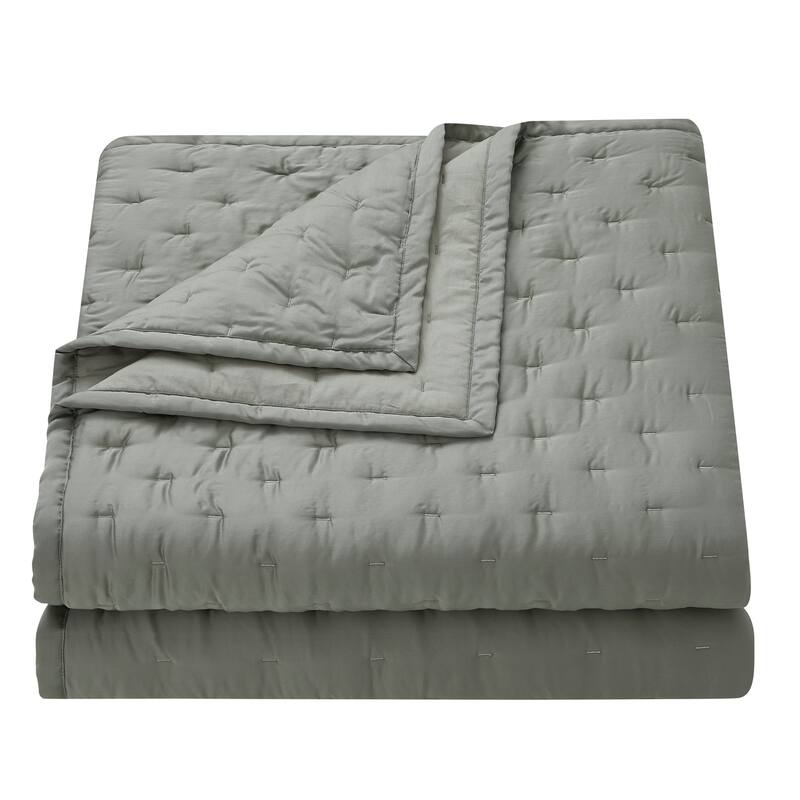 HiEnd Accents Premium 100% Lyocell Silky Soft Modern Contemporary 3 Piece Quilt Set
