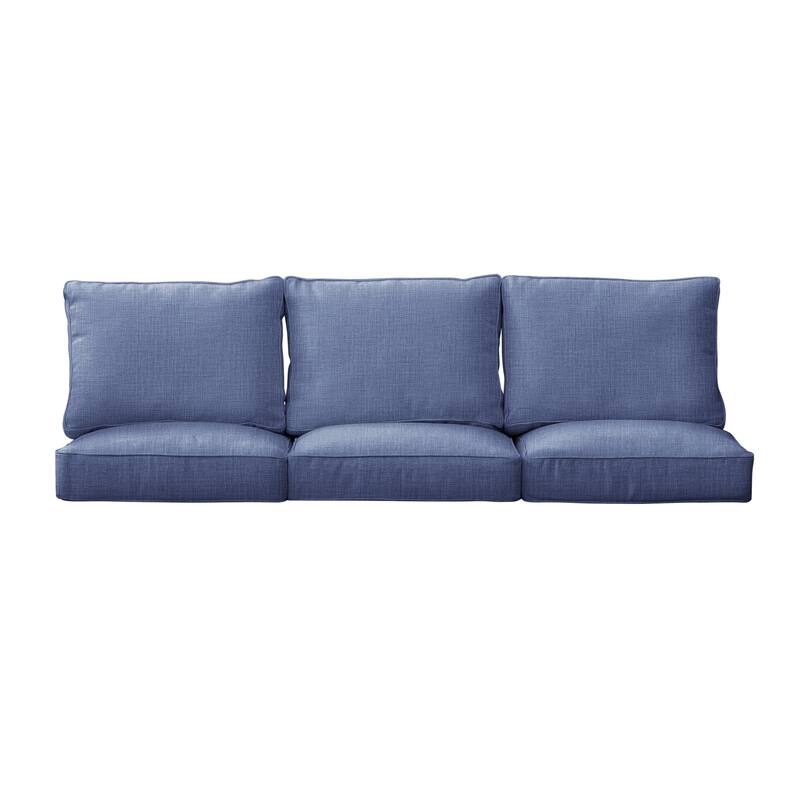 Sorra Home Indoor/Outdoor Deep Seating Sofa Cushion Set