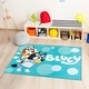 preview thumbnail 10 of 8, Licensed BBC Bluey Digital Printed Non-Slip Plush Polyester Youth Area Rug 3x5 - 3' 4" x 4' 6"