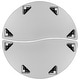 preview thumbnail 9 of 17, 2 Piece 60" Circle Wave Flexible Grey Adjustable Activity Table Set