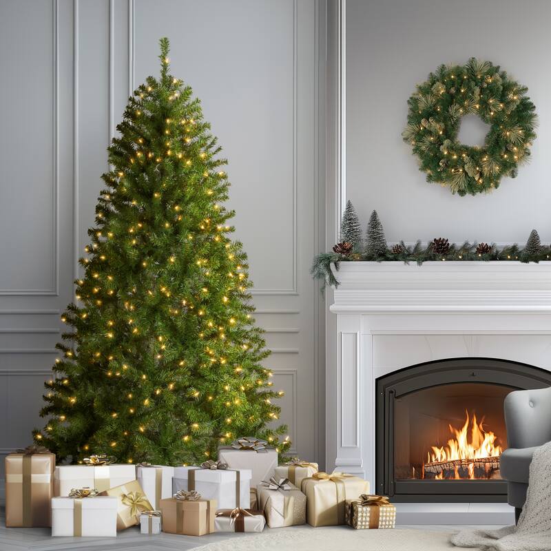 National Tree Company 6.5 ft. Prelit North Valley Christmas Tree - 6.5 Foot