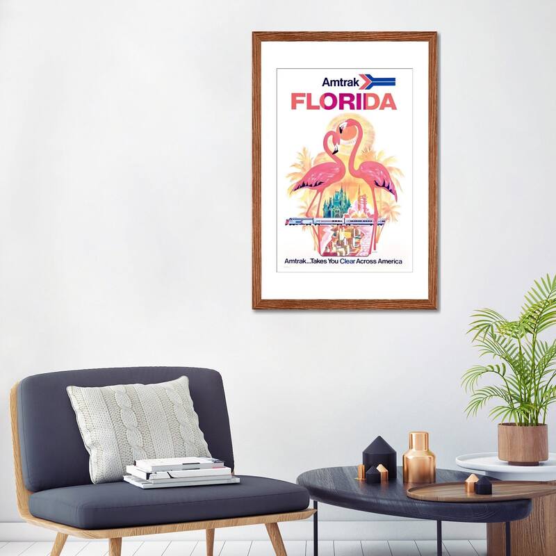 iCanvas "Amtrak Florida" by Unknown Artist