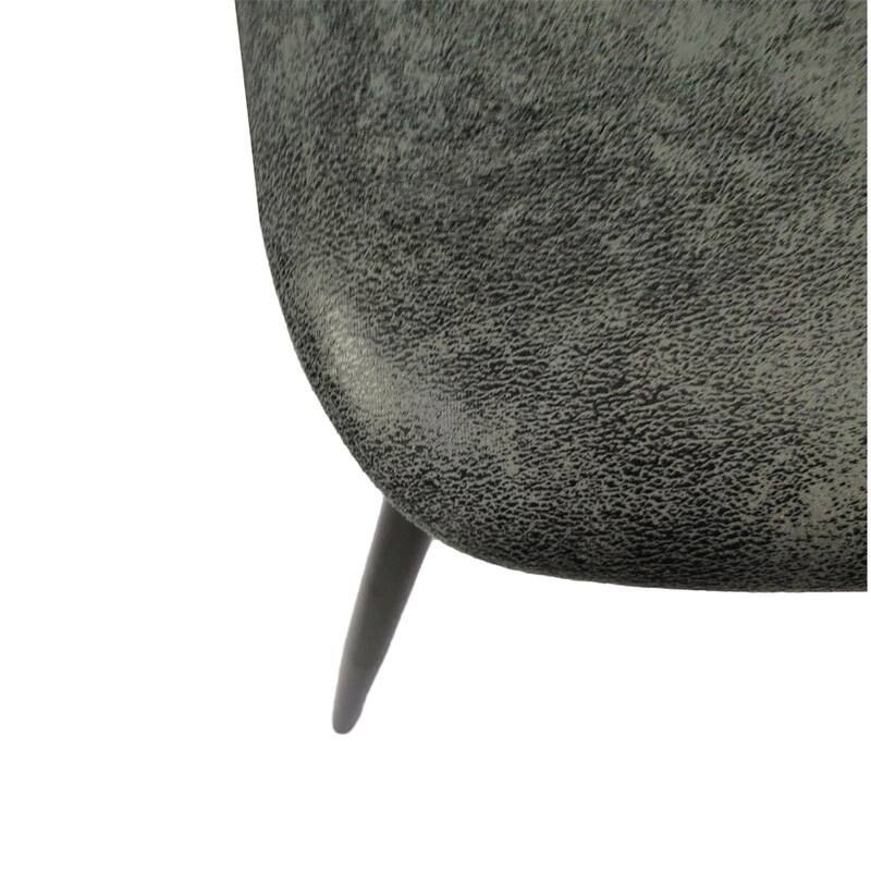 Modern Accent Chairs with Black Metal Legs for Dining Room (Set of 4)