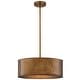 preview thumbnail 10 of 10, Artisan Antique Bronze Metal Drum Chandelier