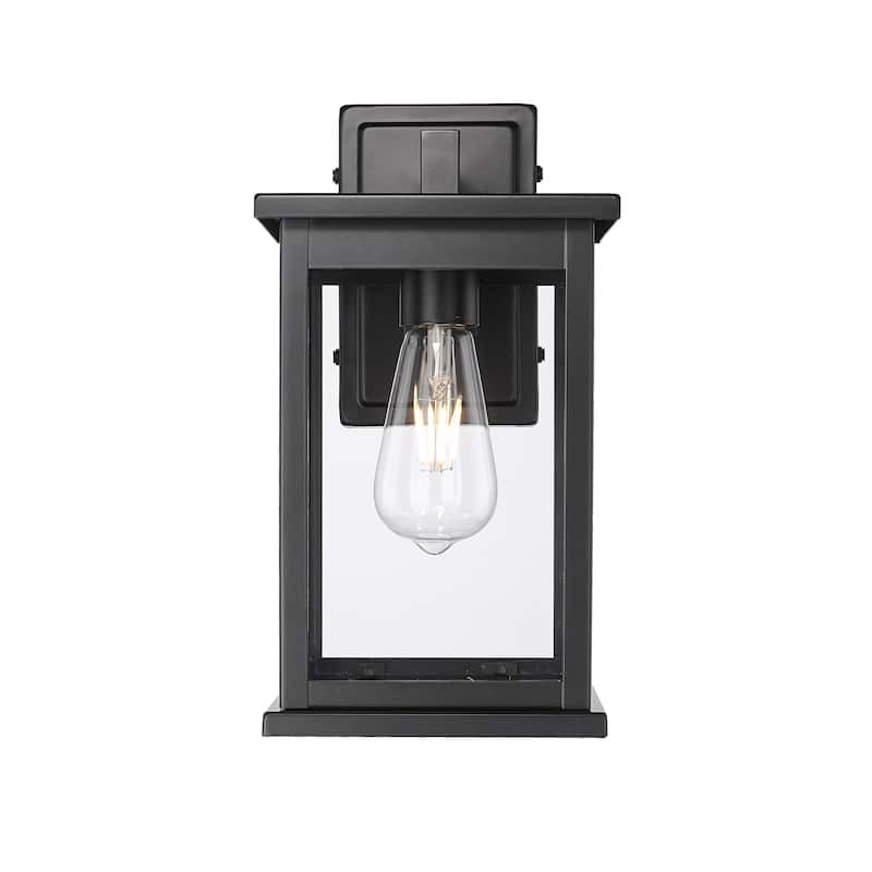 Millennium Lighting Bowton II 1 Light Outdoor Wall Sconce in Powder Coat Black - 11.375  Inch