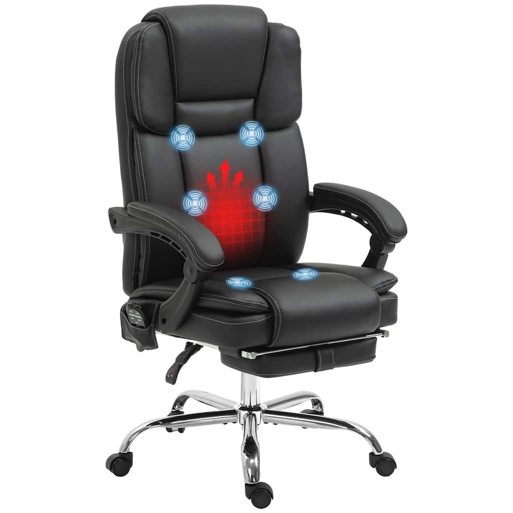 Vinsetto Massage Office Chair With 6 Vibration Points