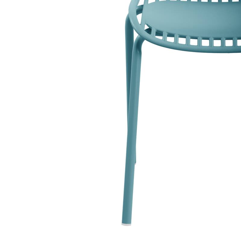 Christopher Knight Home - Eldred Modern 3-Piece Outdoor/Indoor Patio Bistro Set with Dining Chairs & Compact Round Bistro Table