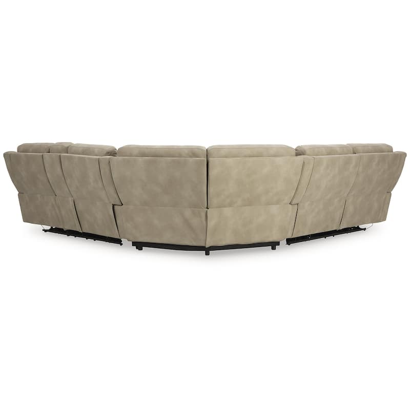 Signature Design by Ashley Next-Gen DuraPella 3-Piece Power Reclining Sectional - 122"W x 118"D x 42"H