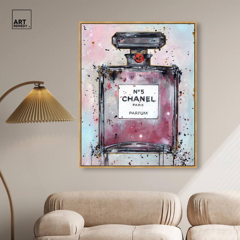 Doll Memories - Abstract Perfume Canvas by Art Remedy