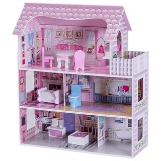 kidkraft my dreamy dollhouse with furniture