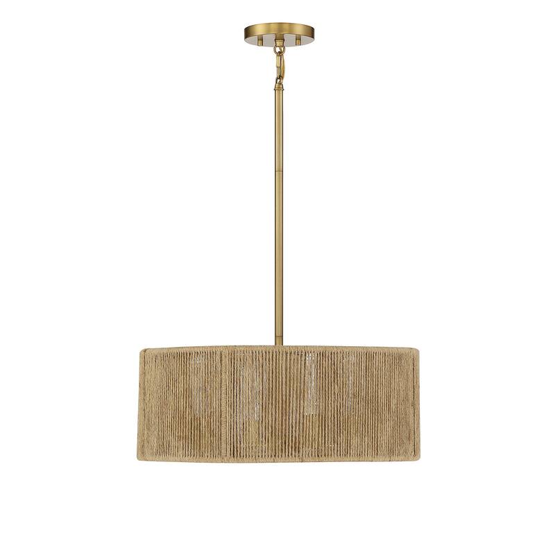 Savoy House 7-1739-4 Ashe 4 Light 20" Wide Drum Chandelier