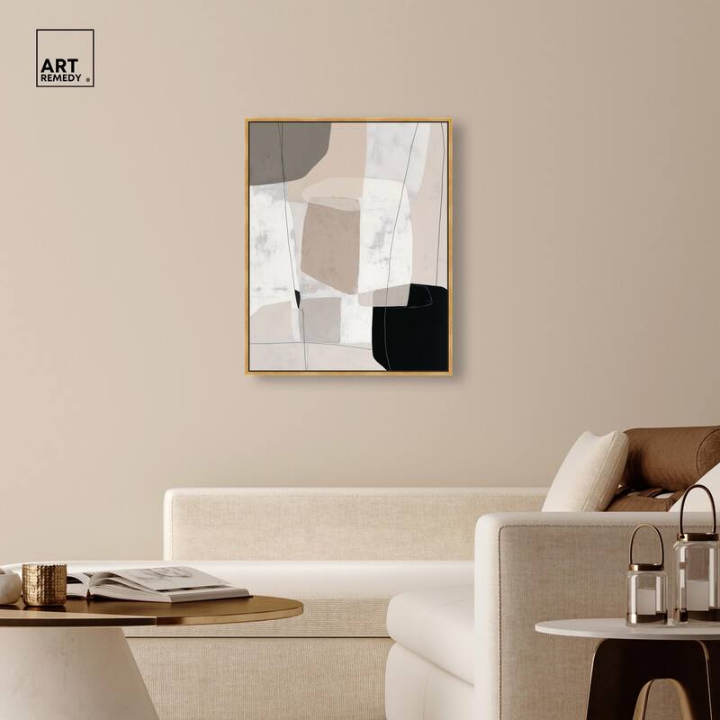 Neutral Forms I Canvas by Art Remedy