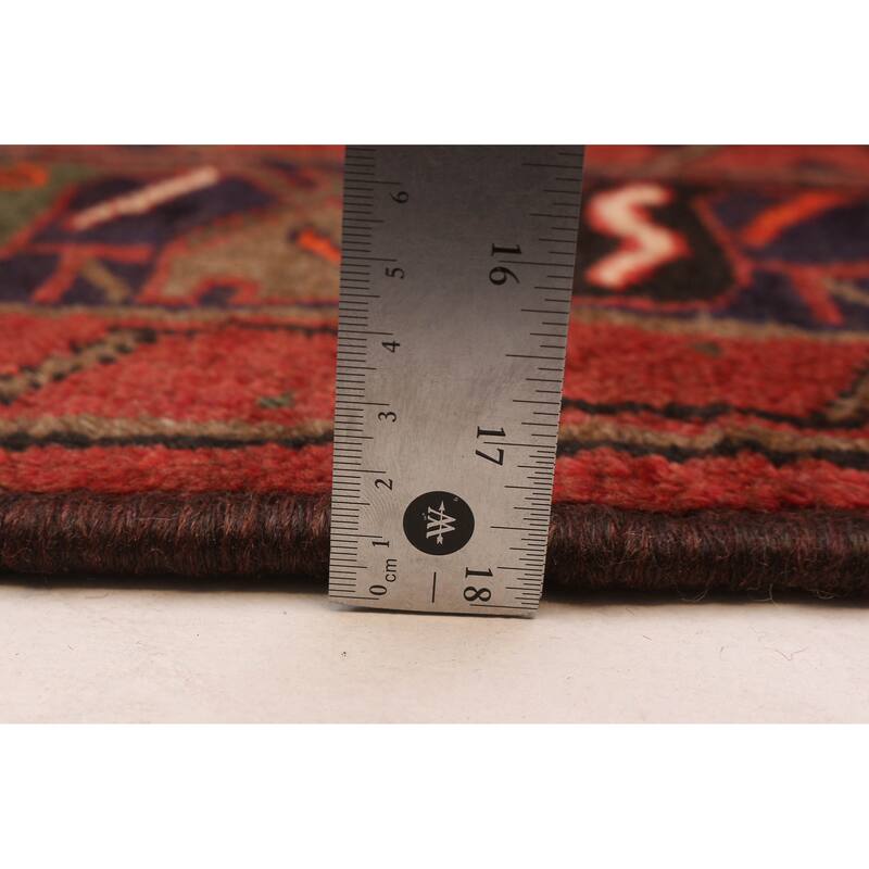 ECARPETGALLERY Hand-knotted Andelz Red Wool Rug - 4'7 x 6'7