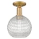 Option Brushed Brass / Clear Basketweave