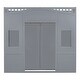 preview thumbnail 11 of 15, Twin Size House Loft Bed With Ladder and Wardrobe