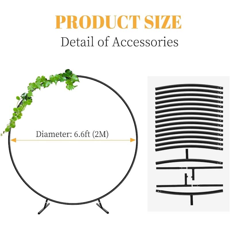 Round Backdrop Stand for Wedding Birthday Party Decoration