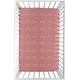 preview thumbnail 1 of 4, Sweet Jojo Designs Mauve Pink Boho Arrow Girl Fitted Mini Portable Crib Sheet Dark Rose Ivory Bohemian Farmhouse Shabby Chic