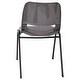 preview thumbnail 11 of 21, Ergonomic Shell Stack Chair with 16'' Seat Height