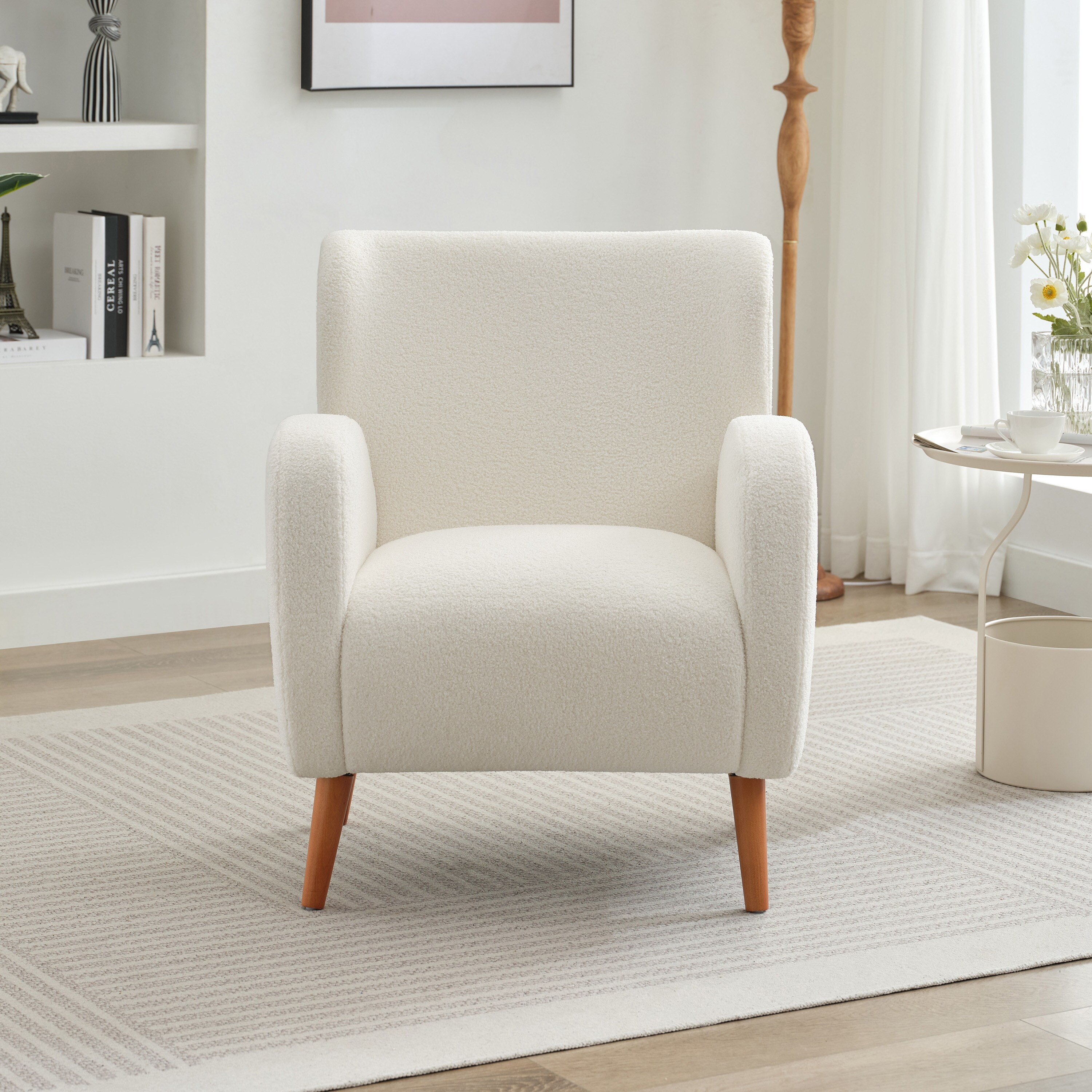 Laro Modern Fabric Accent Chair with Wing Back by Christopher