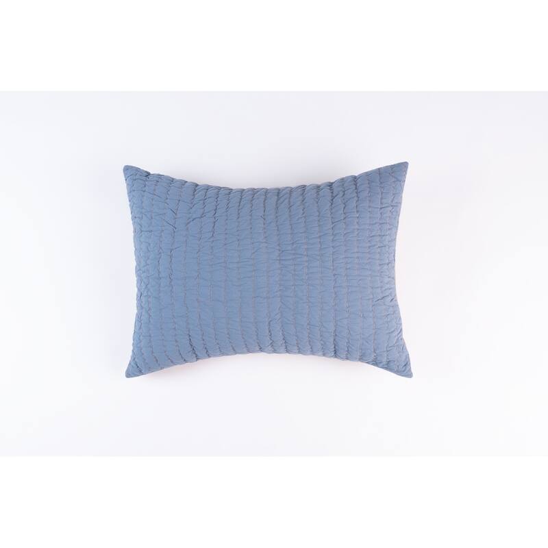 Twain Sham, Brick/Charcoal, Euro