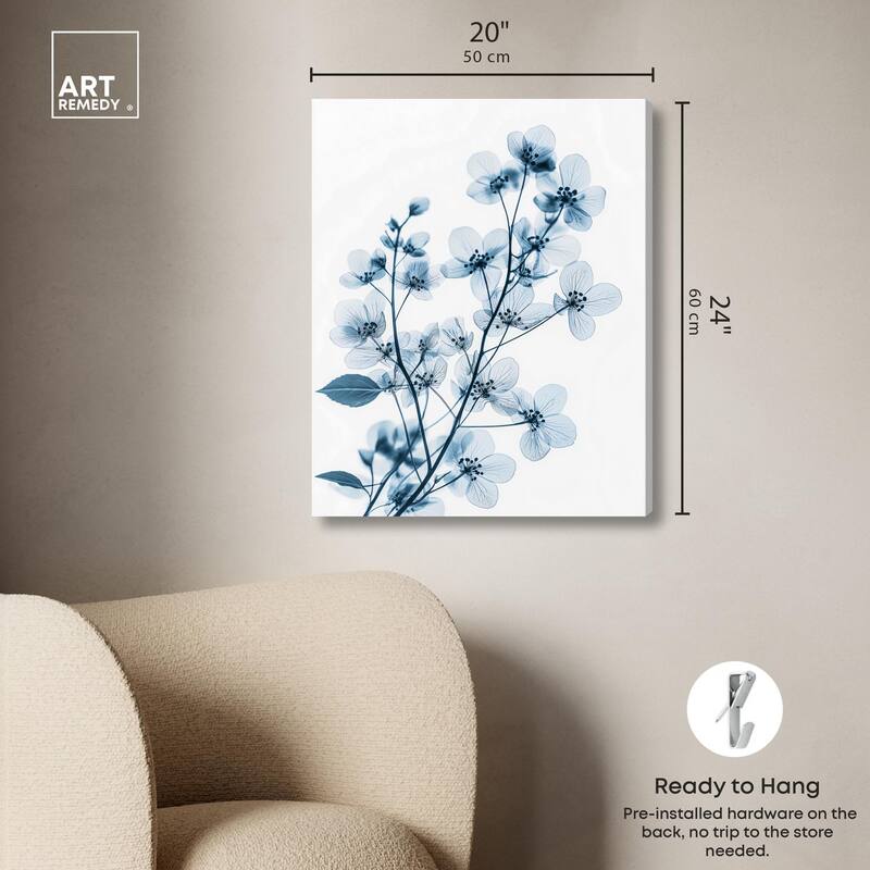 Translucent Petals I Canvas by Art Remedy, Gallery Wrapped