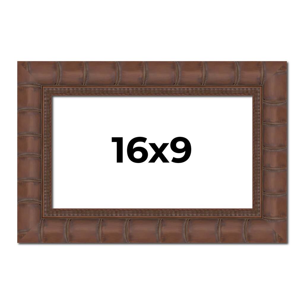 16x9 Frame Pewter Solid Wood Picture Frame Width 1.625 Inches | Interior Frame Depth 0.6875 Inches