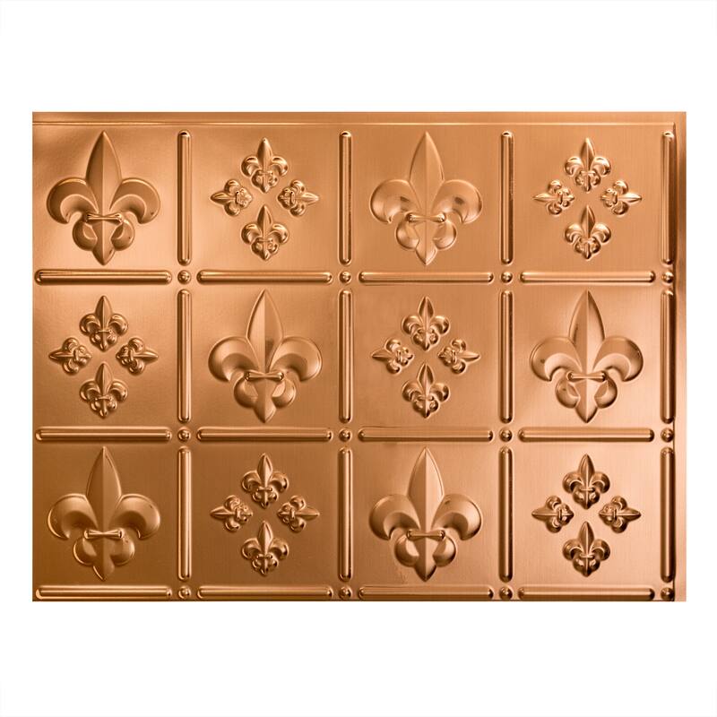 FASÄDE Fleur de Lis Decorative Vinyl Backsplash Panel