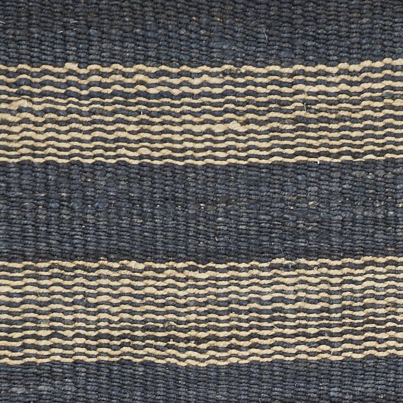 Natural Horizons Casual Striped Hand-woven Jute Rug