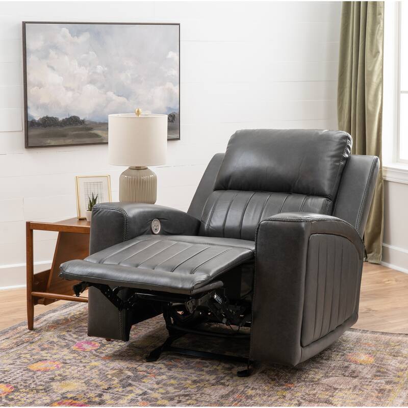 Izaiah Power Reclining Chair Grey