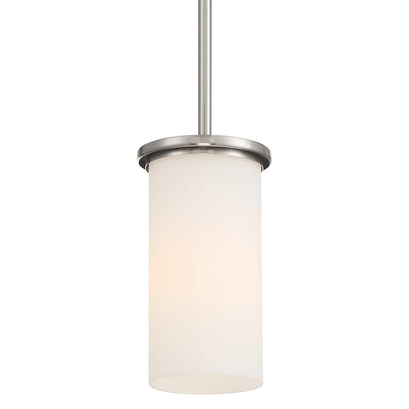 Minka Lavery Haisley 5" Wide Mini Pendant - Brushed Nickel