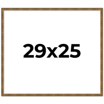 29x25 Frame Gold Solid Wood Picture Frame - Complete Modern Photo