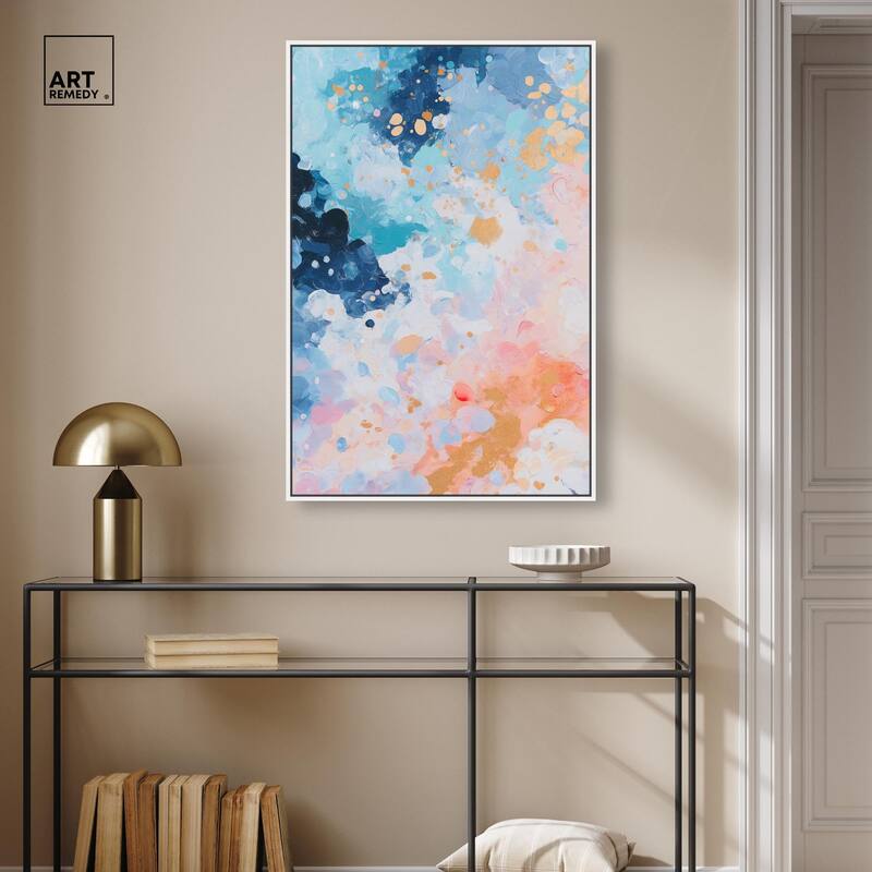 Vibrant Vortex Canvas by Art Remedy