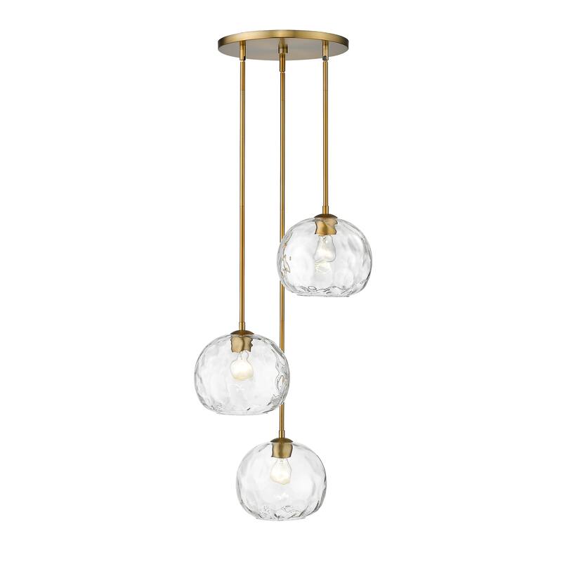 Chloe 3 Light Pendant - Olde Brass