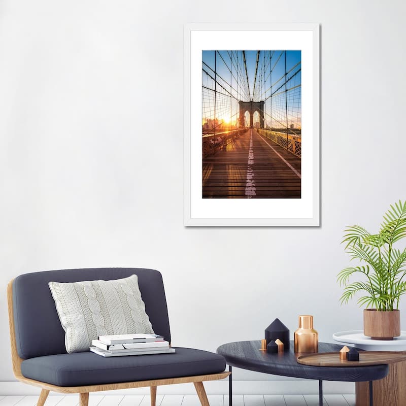 iCanvas "Brooklyn Bridge, New York City, USA" by Jan Becke PFA