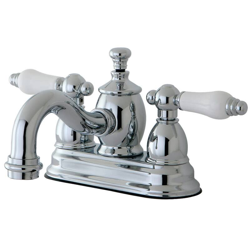Kingston Brass English Country 1.2 GPM Centerset Bathroom Faucet with - Polished Chrome