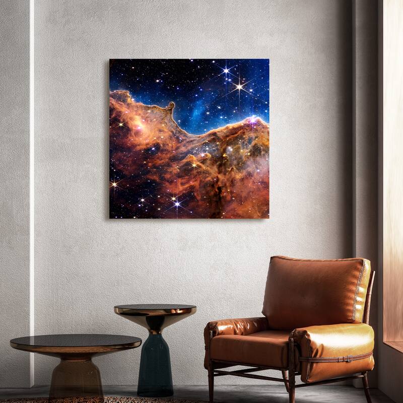 Empire Art Direct the Carina Nebula I,II Printed Tempered Glass Wall Art - Multi-Color