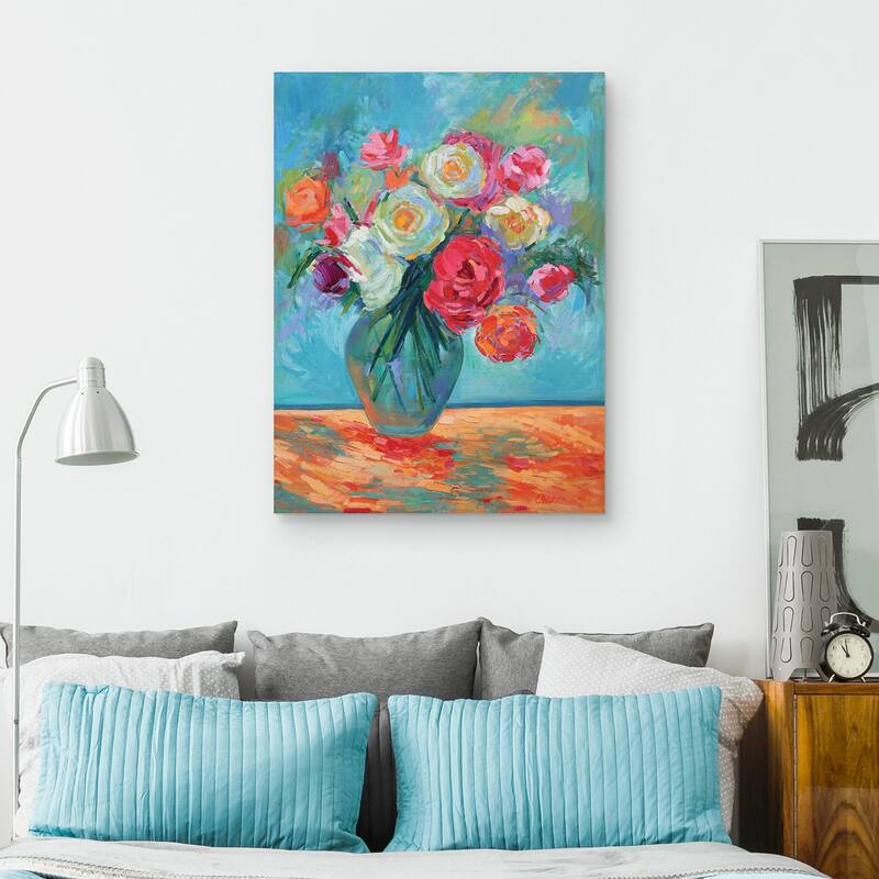 Petals and Passion 1 by Alexi Fine Canvas Art Print