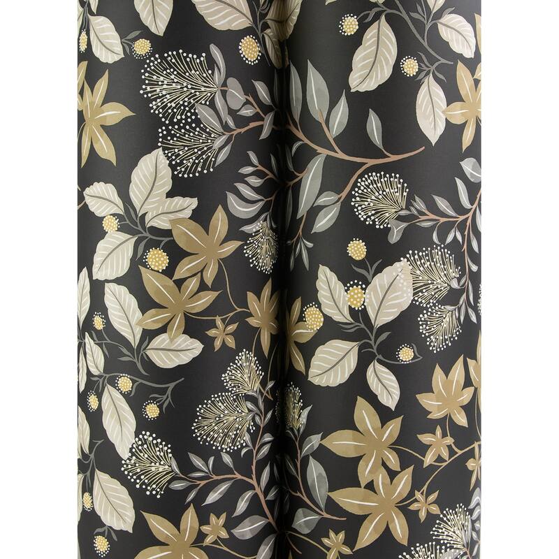 A-Street Prints Mildred Black Botanical Trail Wallpaper