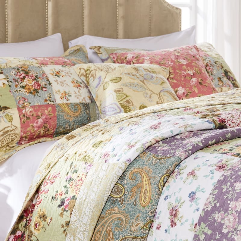 Greenland Home Fashions Blooming Prairie Pillow Set (Set of 2 Pillows)