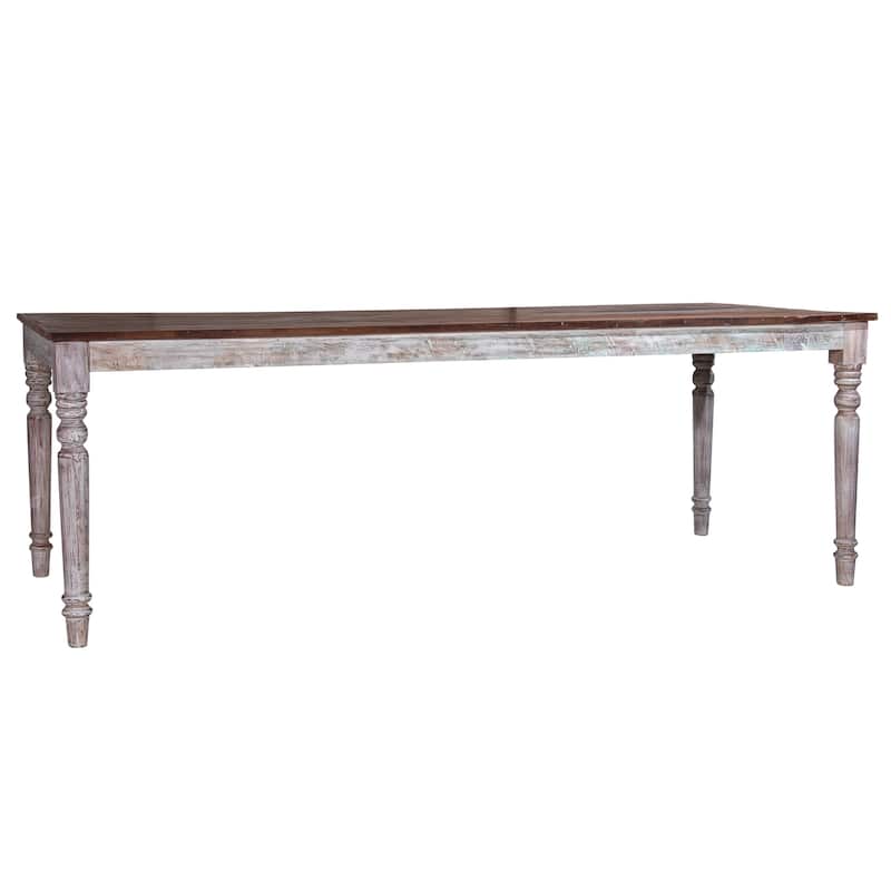 Maadze Vega Solid Wood 90 inch long Dining Table