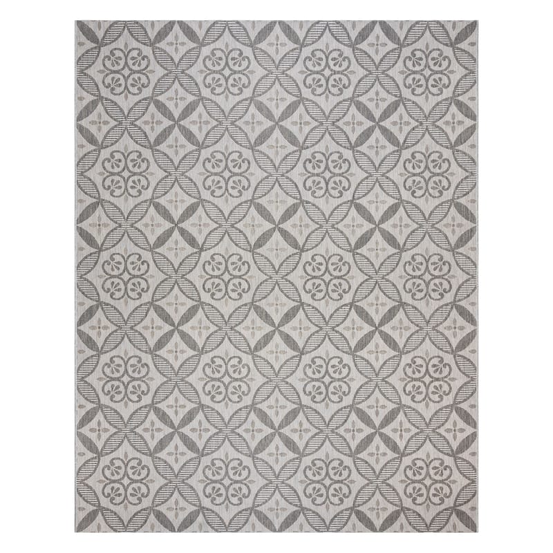 Gertmenian Solterra Bohemian Moroccan Global Weather Resistant Polypropylene Flatweave Indoor/ Outdoor Area Rug Collection