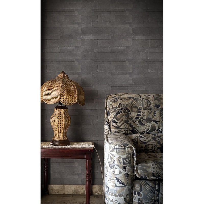 Vulcan Black 3D Honed Mosaic Tile